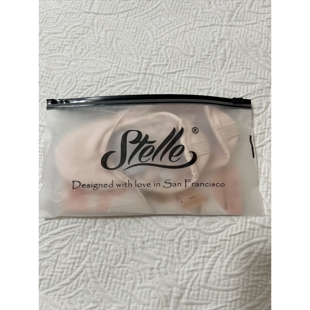New Stelle Girls Ballet Canvas Slippers Dance Yoga Pink Sz 8 Leather Split Sole